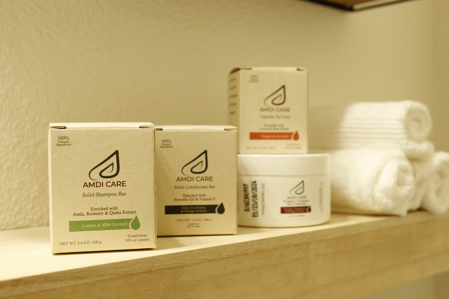 STARTER KIT - SHAMPOO, CONDITIONER, BODY SOAP AND HAIR MASK