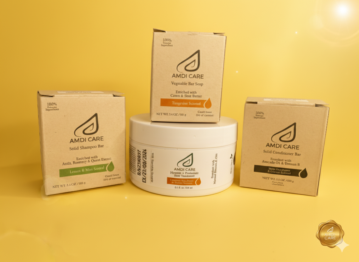 STARTER KIT - SHAMPOO, CONDITIONER, BODY SOAP AND HAIR MASK